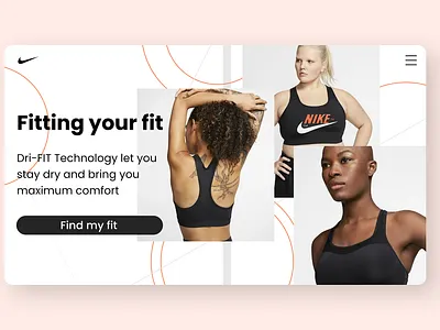 Daily UI Challenge - Landing Page daily ui design landingpage nike sport