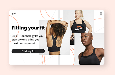 Daily UI Challenge - Landing Page daily ui design landingpage nike sport