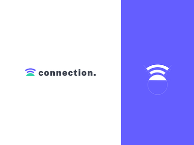 Connection | Logo clear connection design icon logo minimal vector xd xd design