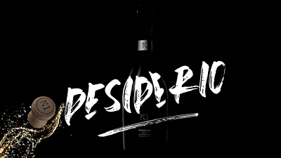 Desiderio N1 BG champagne design print prosecco wine