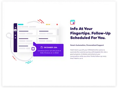 Hatch - Website Graphic and Type graphic handdrawn illustration ui ui design ui element ux design website
