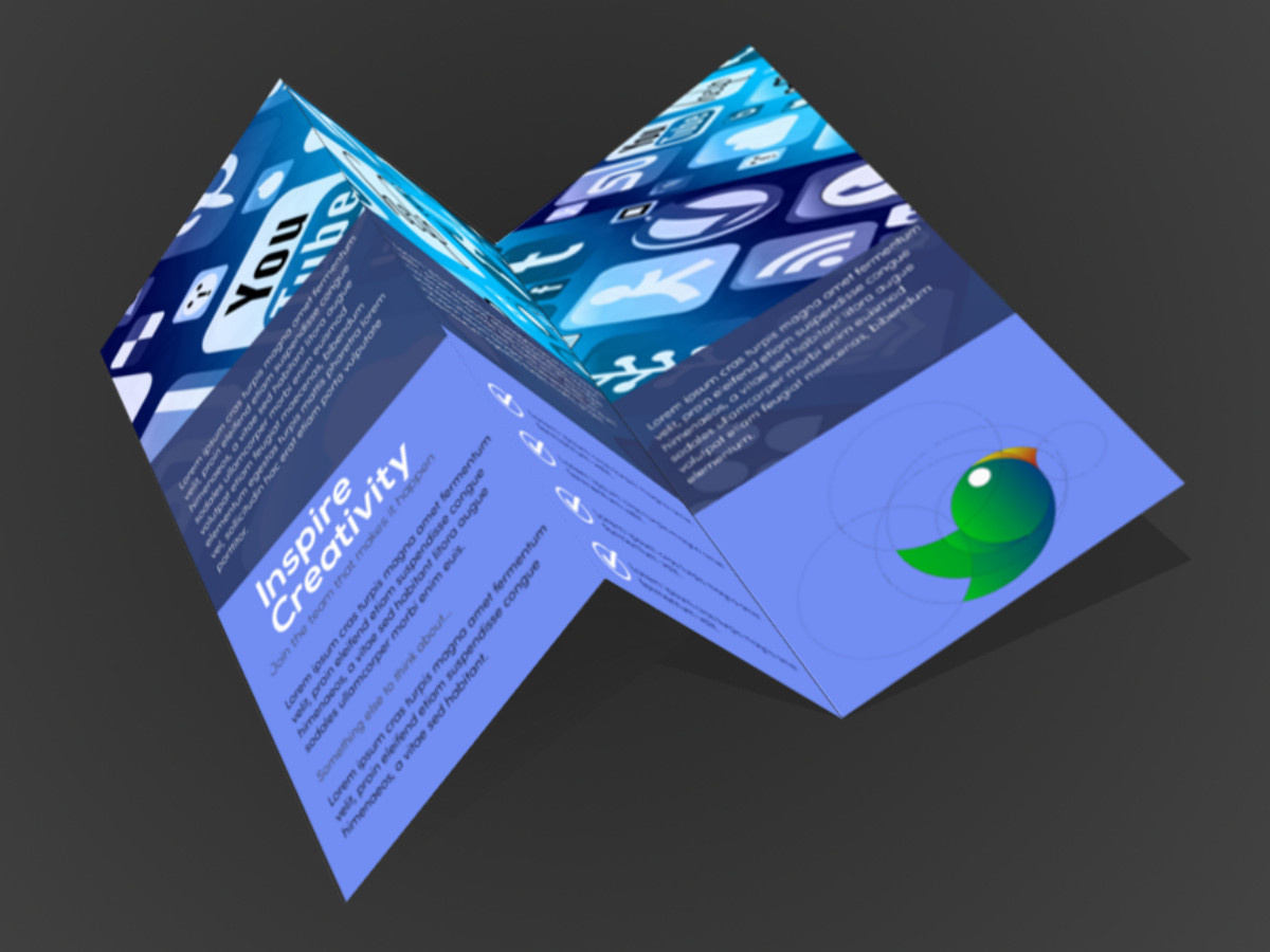 Inspire Creativity branding brochure design illustration illustrator logo print print design typography