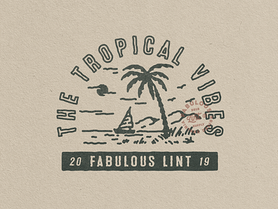 THE TROPICAL VIBES - AVAILABLE DESIGN apparel apparel design brand brand design clothing clothing design design illustration logo