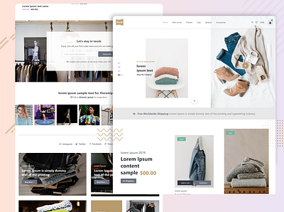 Clothes Shopping adobe xd adobe xd photoshop ui ux branding design minimal photoshop ui ux web website