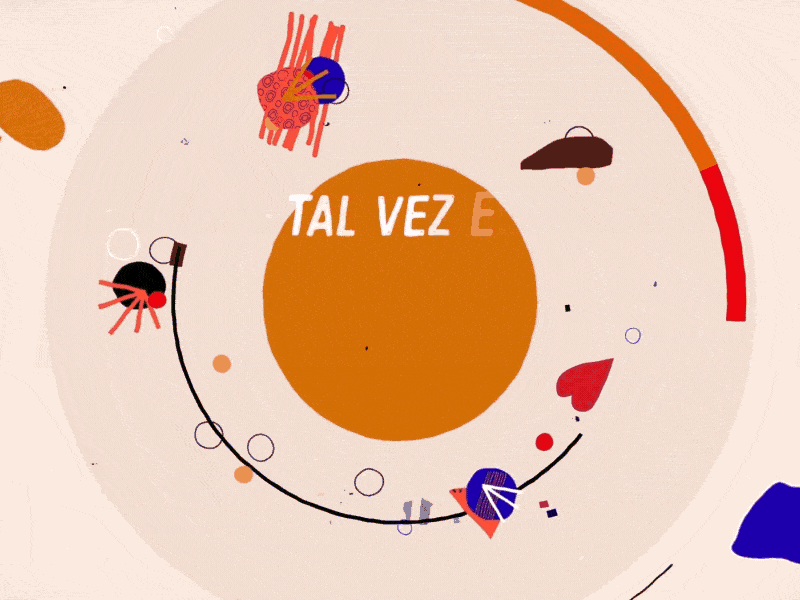 AMANECER CLIP 3 animated lyrics animated music video grunge lyric video lyrics motion graphics music video shapes animation vintage