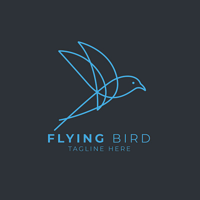Flying Bird brand design brand identity branding dubai fashion brand icon illustrator logo logoawesome logoideas logoinspiration logomaker logomark logoplace logotype monogram sketch texas typography vector