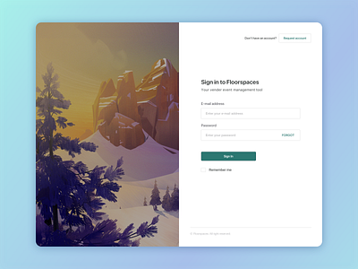 Delightful login page login minimal register signup ui ux