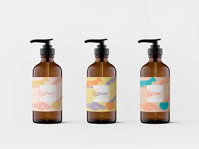 Groe Packaging brand design brand identity branding design graphicdesign hair logo marketing packaging packagingdesign typography