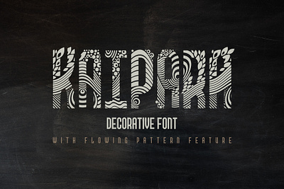 Kaipara Font alphabet creative decorative design font lettering style type typeface typography vintage