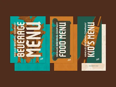 Better Living Room - Menus bar beer beverage branding design eugene food menu ninkasi brewing oregon perpetuate better living restaurant restaurant logo