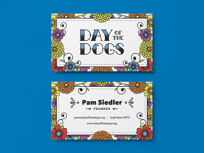 Day of The Dogs marketing collateral print design visual identity website