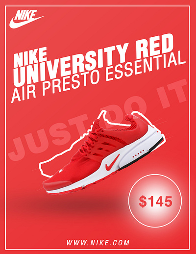 Nike Shoes branding design flat lettering minimal nike portfolio type typography web website