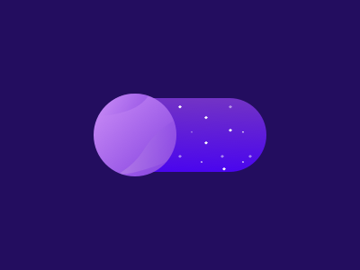 toggle night color dribbble illustration toggle ui