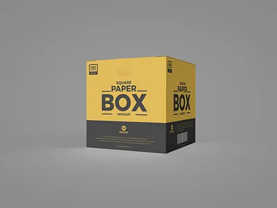 Free Square PSD Paper Box Mockup branding download free free mockup freebie identity logo mock up mockup mockup free mockup psd mockups packaging packaging design packaging mockup print psd stationery template