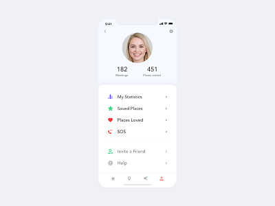 Daily UI Challenge #006 - User Profile app app design apple daily ui daily ui 006 ui user profile