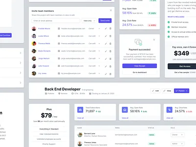 Tailwind UI application ui tailwind ui