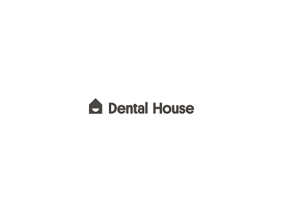 Dental House dental dentist evan huwa house logo smile