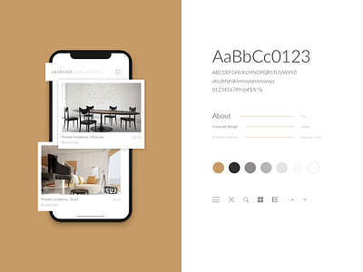 Website for architecture studio architecture clean minimal responsive responsive website studio styleguide ui