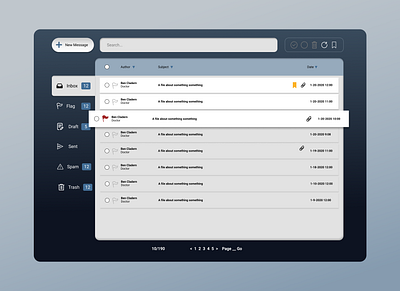 Messaging System for Hospital app design system design ui uiux