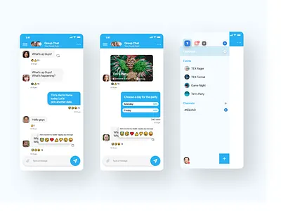Messaging App messenger app mobile app mobile app design mobile ui ui design