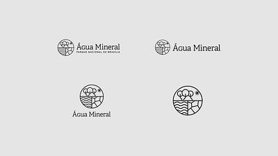 Água Mineral - logo options brand brand identity brand proposal branding design logo park proposal visual identity