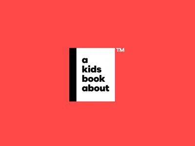 A Kids Book About Logo brand branding design figma logo wordmark