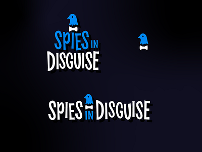 Spies in Disguise Title Treatment brand identity branding custom type logo logo design midcentury modern movie movie logo retro type type design typogaphy