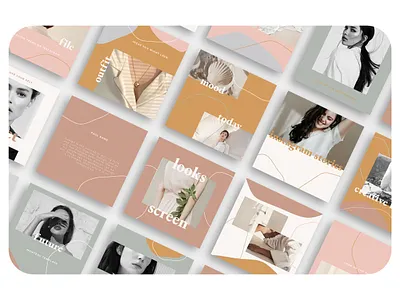 MONTEAU Instagram Feed adobe aprilea clean instafeed instagram instagram feed instagram feeds instagram post layout minimal minimalist modern photoshop professional