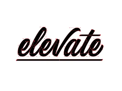 Elevate beziers goodtype handlettering lettering lettering art logotype type vector