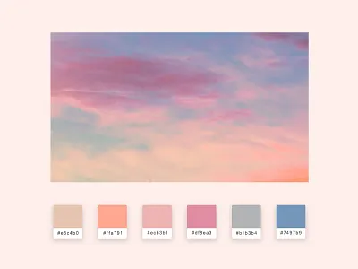 Daily UI #060 Color Picker 060 color color picker daily ui daily ui 060 dailyui figma image photoshop picker picture pink sketch sky sunset ui design web design