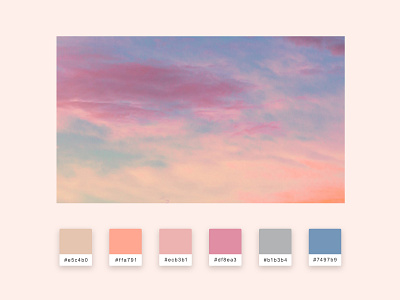 Daily UI #060 Color Picker 060 color color picker daily ui daily ui 060 dailyui figma image photoshop picker picture pink sketch sky sunset ui design web design