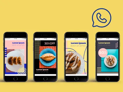 Ateliê 52 - WhatsApp Social Media bakery bakery brand brand brand identity branding design graphic design identity branding identity design illustration publicity social media sweet whatsapp