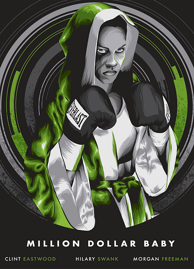 Million Dollar Baby branding design illustration million dollar baby milliondollarbaby movie movie art movie poster poster art poster design posters vector