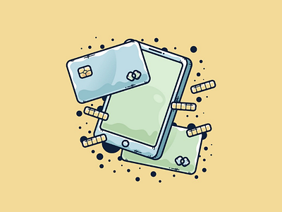 Online Transaction illustration design drawing icon illustration ui