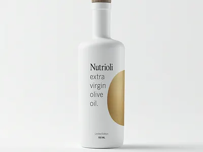 Nutrioli bottledesign minimalpackage minimalpackaging nutrioli oliveoil oliveoildesign