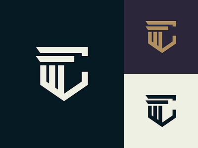 Law Shield brand brand identity branding concept design identity design law lawer letter c lettermark logo logotype mark modern monogram security shield symbol