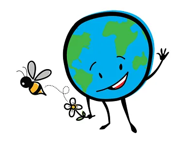 Earth design fun icon illustration illustration art vector