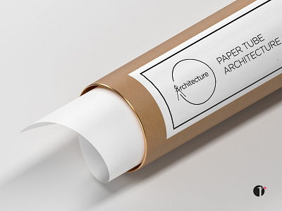 Day 10 - Design Paper Tube of Architecture adobe behance brand identity branding design graphic design logo photoshop pinterest