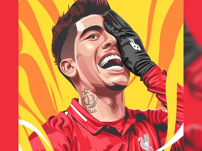 Si Senor Vector Art Roberto Firmino art artwork coreldraw design designer digitalart firmino football graphicdesigner illustration liverpool vector