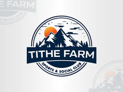 Tithe Farm Sports & Social Club brandidentity branding creativelogo fiverr freelancer illustration logoexcellent logolearn social club sports club sports design sports logo typography upwork