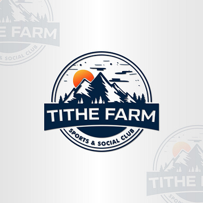 Tithe Farm Sports & Social Club brandidentity branding creativelogo fiverr freelancer illustration logoexcellent logolearn social club sports club sports design sports logo typography upwork