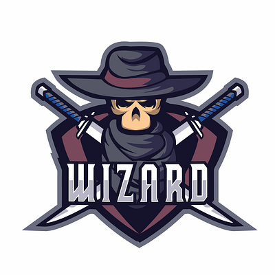 wizard logo designs art black concept design element fantasy graphic icon illustration isolated logo magic magician old sign symbol vector white witch wizard