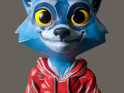 Racoon 3d 3d art 3d artist animation charactedesign characterdesign cinema 4d motion design render zbrush