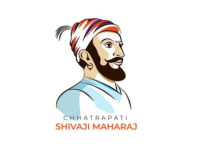 CHHATRAPATI SHIVAJI MAHARAJ design graphic illustration india logo poster vector