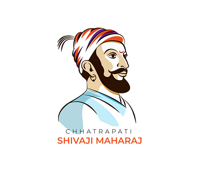 CHHATRAPATI SHIVAJI MAHARAJ design graphic illustration india logo poster vector