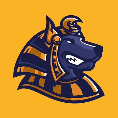 anubis logo design ancient animal anubis art character design egypt egyptian face god graphic head icon illustration logo myth pharaoh sign symbol vector