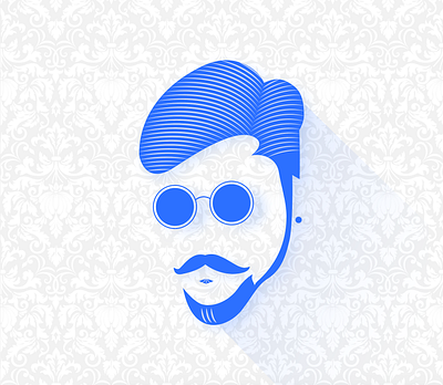 MINE blue branding character colorful colors design face illustraion illustration logo