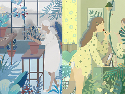 morning illustration