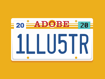 Where it all began adobe adobe illustrator adobe indesign adobe photoshop california design illustration license plate state typography vector