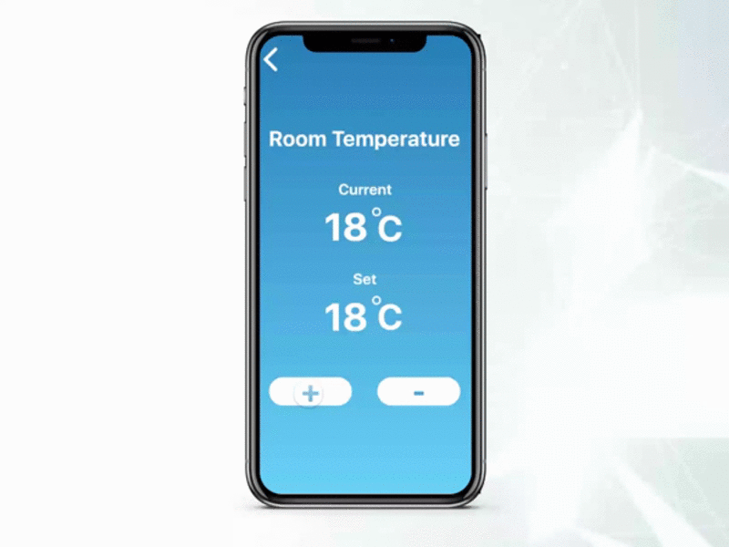 Temperature App Prototype animation app app design design dribbble protopie temperature ui uiux